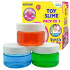Hotkei Multicolor Fruit Slime Gel Jelly Putty Set Pack of 3 - 50 gms Each