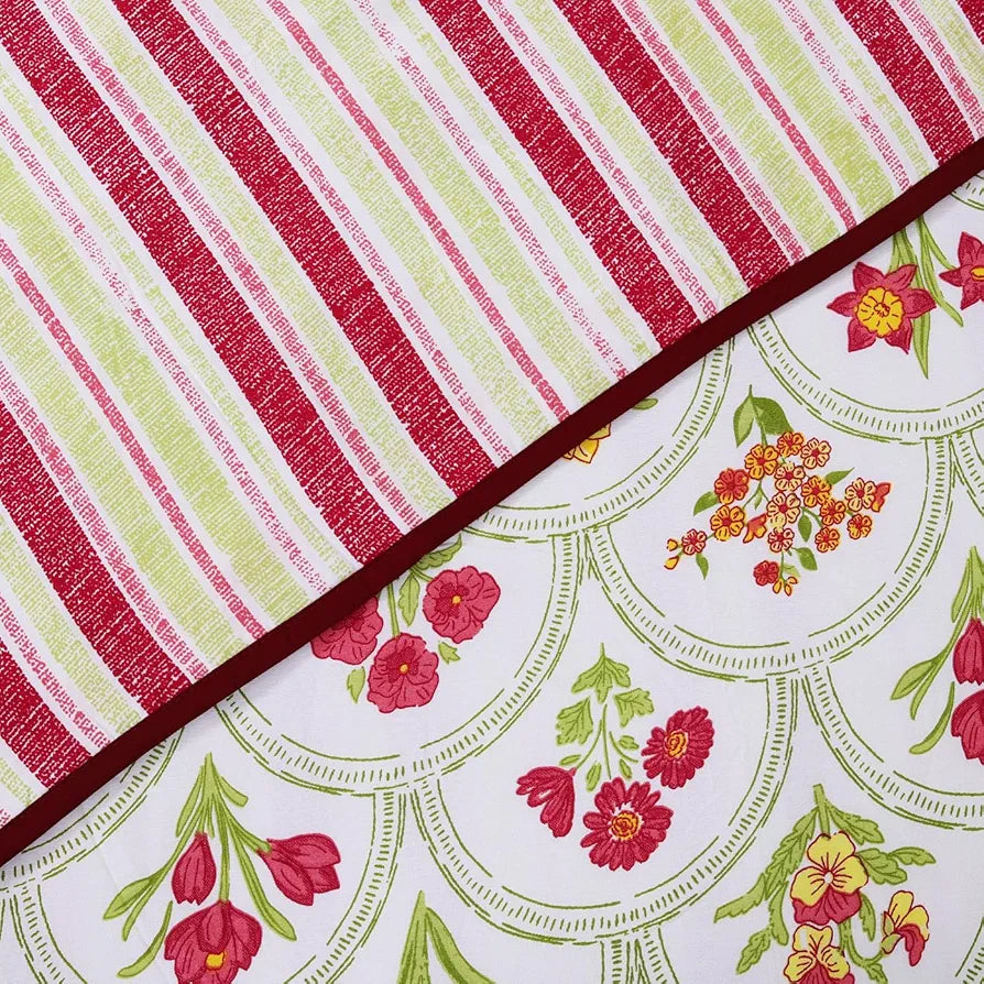 Cloth Fusion Reversible Dohar Double Bed, Soft Cotton Blend AC Blanket for Summer 