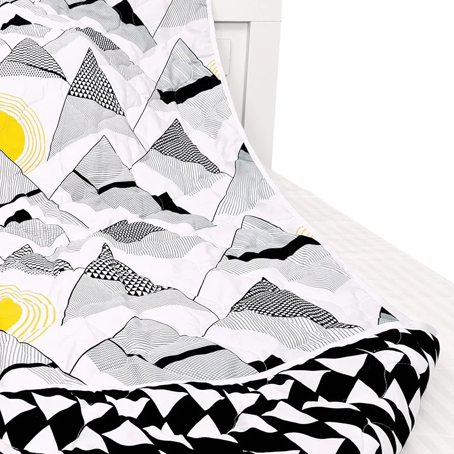 Divine Casa 120 GSM Microfiber Reversible Kids Single Bed Comforter | Ultra-Soft Toddler Blanket | Lightweight & Cozy | All-Season Bedding for Babies & Kids | 135 x 100 cm, Dark Sapphire