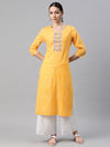 Readiprint Fashions Women Leheriya Printed Thread Work Kurta