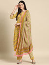 Anayna Women Floral Printed Pure Cotton Kurta with Salwar & With Dupatta