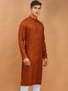 Deyann Mandarin Collar Woven Design Jacquard Kurta