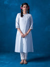 Likha Blue Hand Embroidered Kurta LIKKUR182