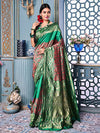 Anjaneya Sarees Woven Design Zari Silk Blend Banarasi Saree