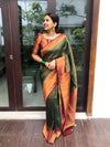 Anjaneya Sarees Ethnic Motifs Woven Design Zari Banarasi Saree