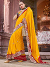 Satrani Floral Embroidered Saree
