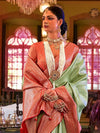 Anouk Woven Design Zari Silk Blend Kanjeevaram Saree