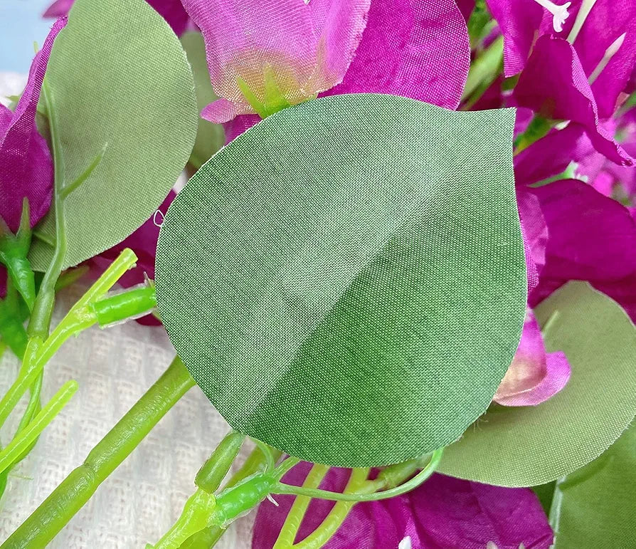 Artificial Flowers Silk Bougainvillea Branches Faux Artificial Bougainvillea Floral Stems Long Plant Branches 45