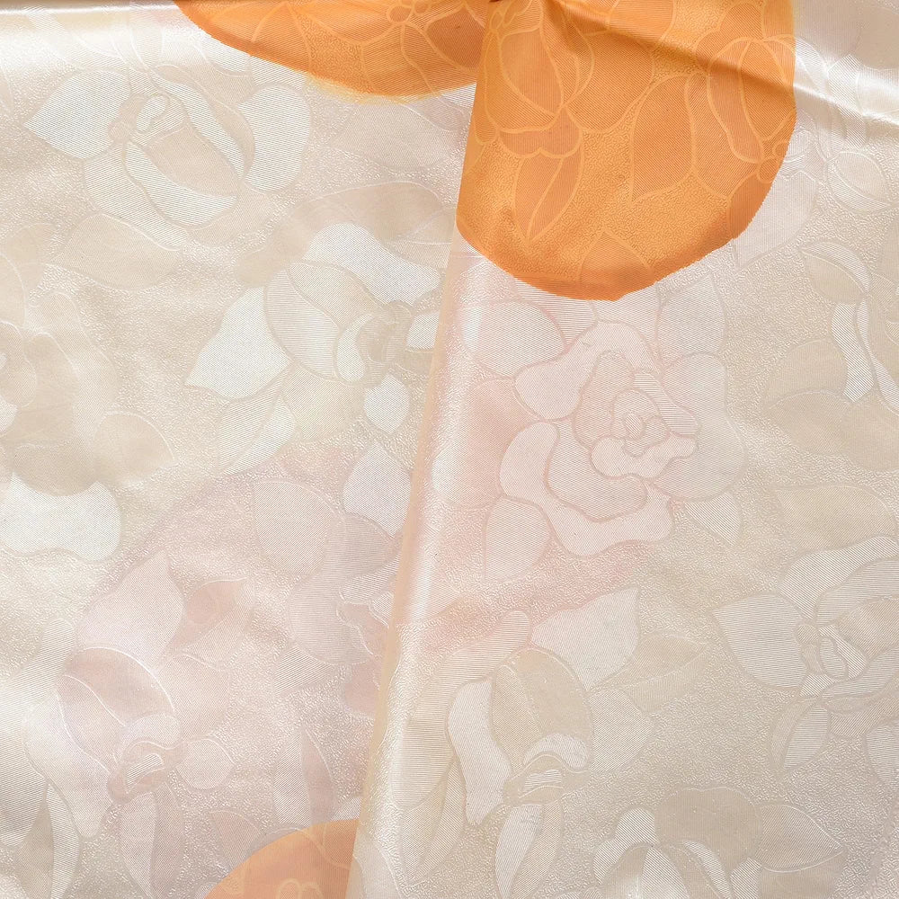 Kuber Industries Shower Curtain | 7 Feet | Bathroom Shower Curtain | AC Curtains | PVC Waterproof Window Curtain | Curtains for Bathtub | 8 Rings Curtain | Dot Painting | Golden