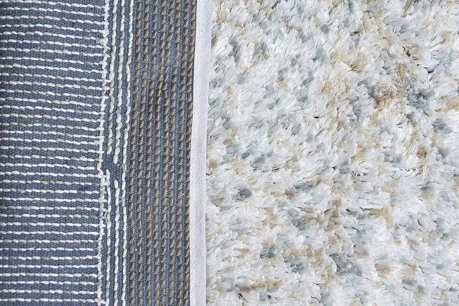 AEROHAVEN™ Glorious Super Soft Microfiber Abstract Moroccan Stripe Designer Anti Slip Bathmat 