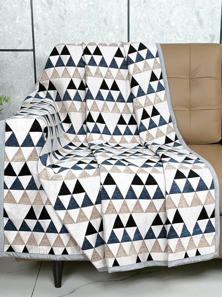 Saral Home Easy Living Saral Home Chenille 2 Seater Sofa Cover Throw 