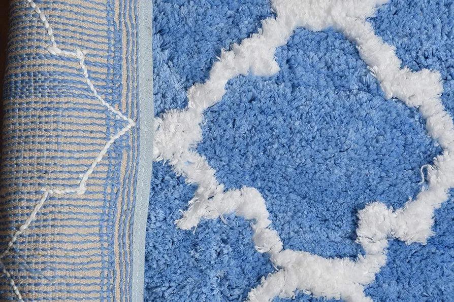 AEROHAVEN™ Glorious Super Soft Microfiber Abstract Moroccan Designer Anti Slip Bathmat 