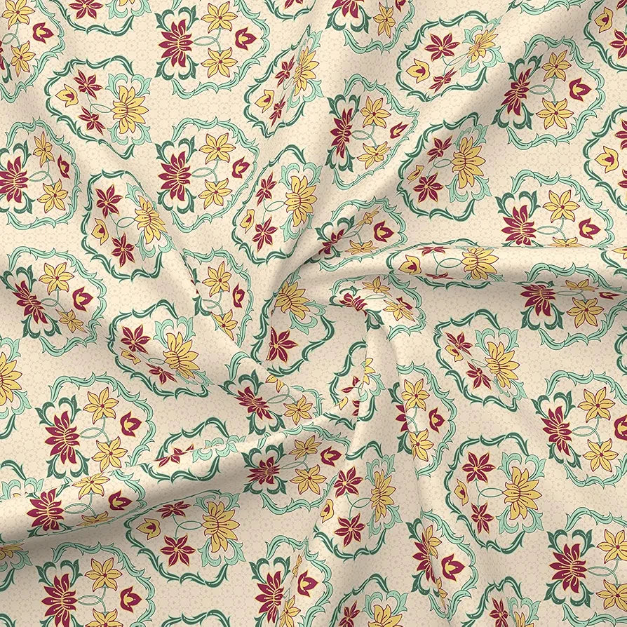 Layers Basicx 100% Cotton Bedsheet Set for All Seasons - Lightweight, Moisture Absorbent, Machine Washable & Easy to Care - Gift for Housewarming & More - 120 TC - Queen Size 