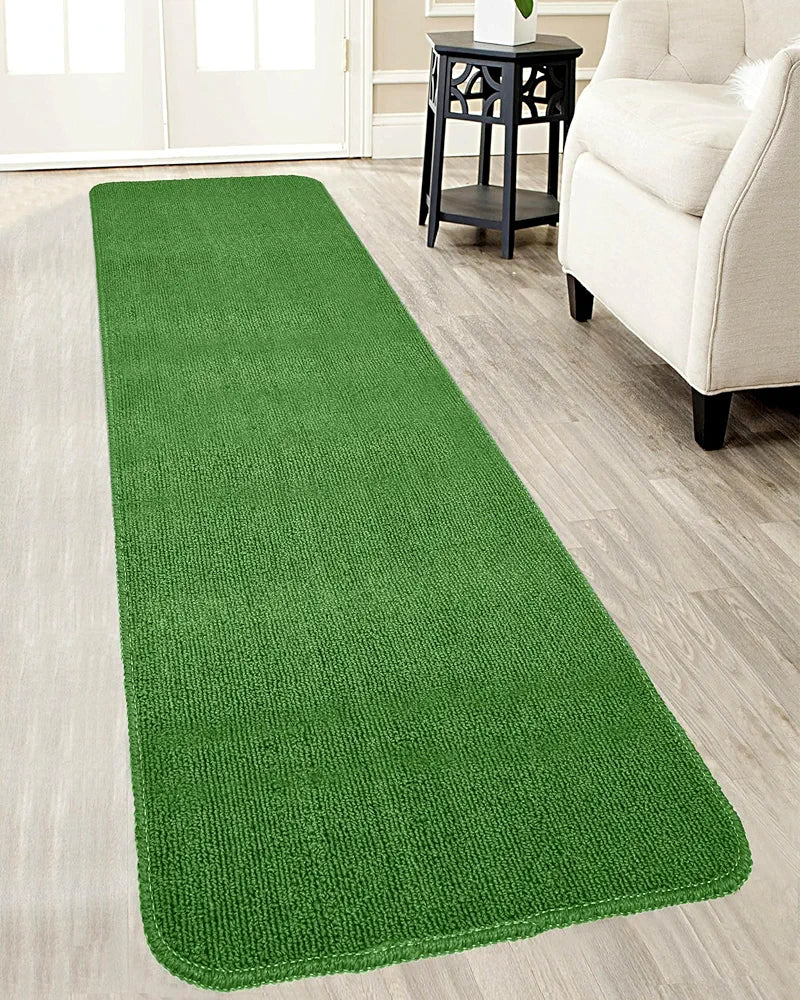 Saral Home Solid Soft PP Yarn Durable & Washable Multipurpose Runner for Home/Kitchen/Living Area/Lobby/Office Entrance with Anti Skid Backing 