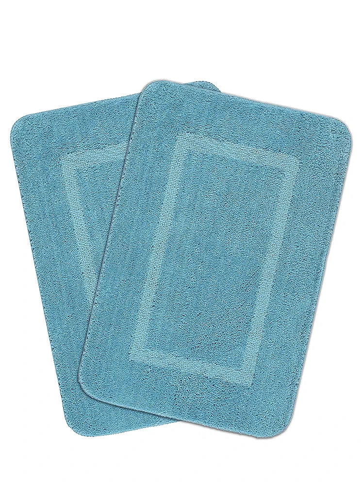 SARAL HOME EASY LIVING Microfiber Rectangular Anti Slip Bathmats|Soft & Super Absorbent Mats|Washable, Non-Slip & Quick-Drying Mats for Home/Kitchen/Office/Livig Room|Pack of 1 