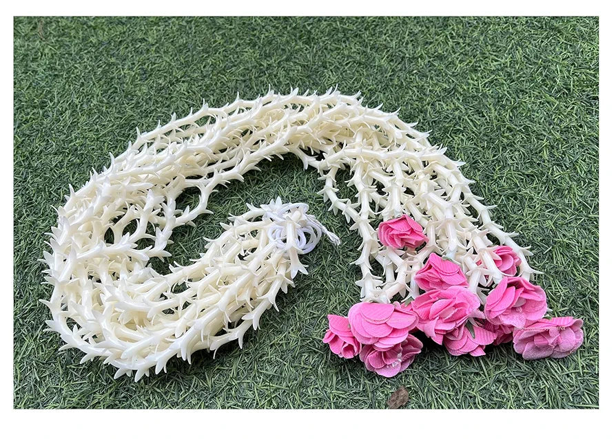 SPHINX Artificial rajnigandha Buds Rose Strings for Home Function Festive Decor Wedding haldi Ceremony Pooja Housewarming Decorations Approx 2.5 ft Height - 