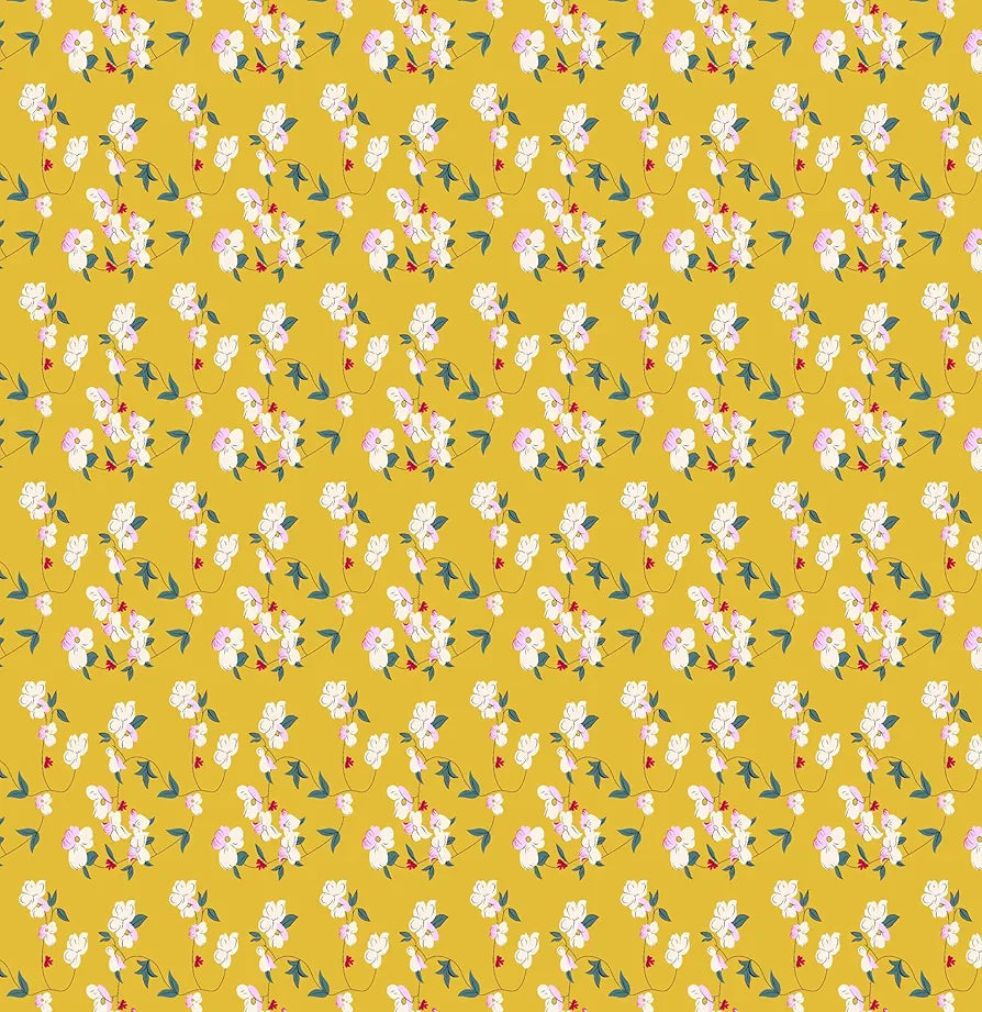 Premium Cotton Elastic Fitted Bedsheets with 2 King Size Pillow Covers Double Bed with All Around Elastic Supersoft Size - 72 x 78 +10 inches Flower Print Yellow and Green 200 tc - 220 tc