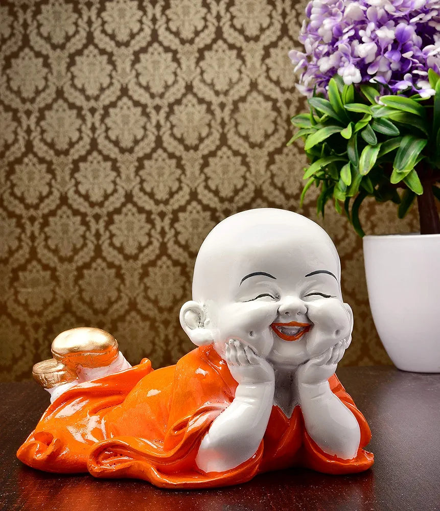 Karigaari India Polyresine Laughing Buddha Showpiece