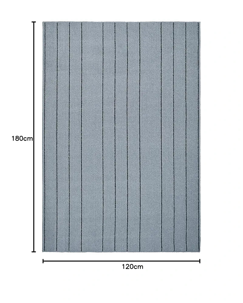 SARAL HOME EASY LIVING Saral Home Polypropylene Striped Anti Skid Rectangular Carpet 