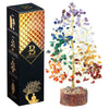 Bezavo Seven Chakra Crystal Tree Golden Wire