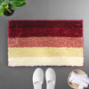 Luxe Home Super Soft Microfiber Bathroom Mat Non-Slip Bath Mat Colour Lava