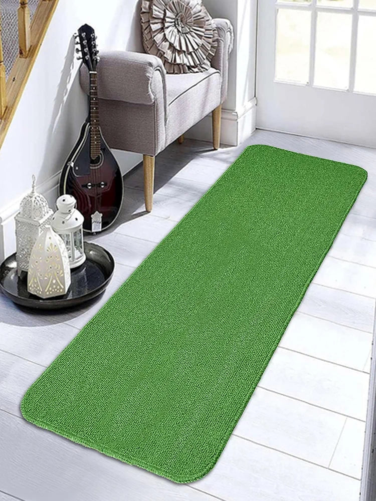 Saral Home Rectangular Solid Soft PP Yarn Durable & Washable Multipurpose Runner for Home/Kitchen/Living Area/Office Entrance with Anti Skid Backing | Quick-Drying Mats 