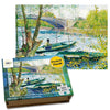 91knots Vincent Van Gogh's-fishing in Spring Wooden Jigsaw Puzzle (140 Pieces) for Adults and Kids | Brain Booster Games & Toys