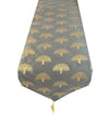 Pink Parrot-designer Jute Silk Table Runner Colour Pink