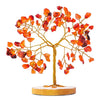 Reikved Carnelian Crystal Tree for Good Luck - Feng Shui Item