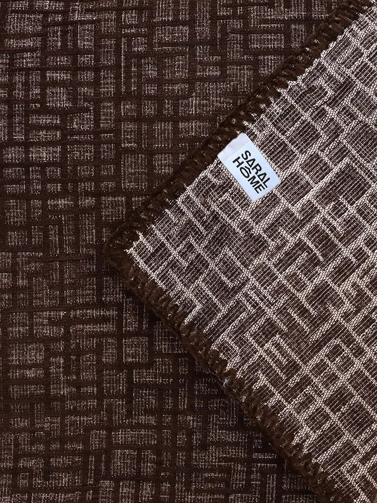 Saral Home Chenille 2 Seater Sofa Cover Throw 