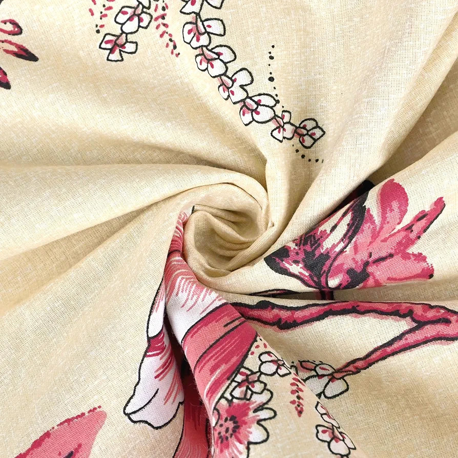 Divine Casa Floret 100% Cotton Single Kids Dohar | 120 GSM | Soft & Lightweight Throw Blanket | Cozy & Breathable Bedding | All-Season Comfort | 140 x 100 CM, Summer Fern