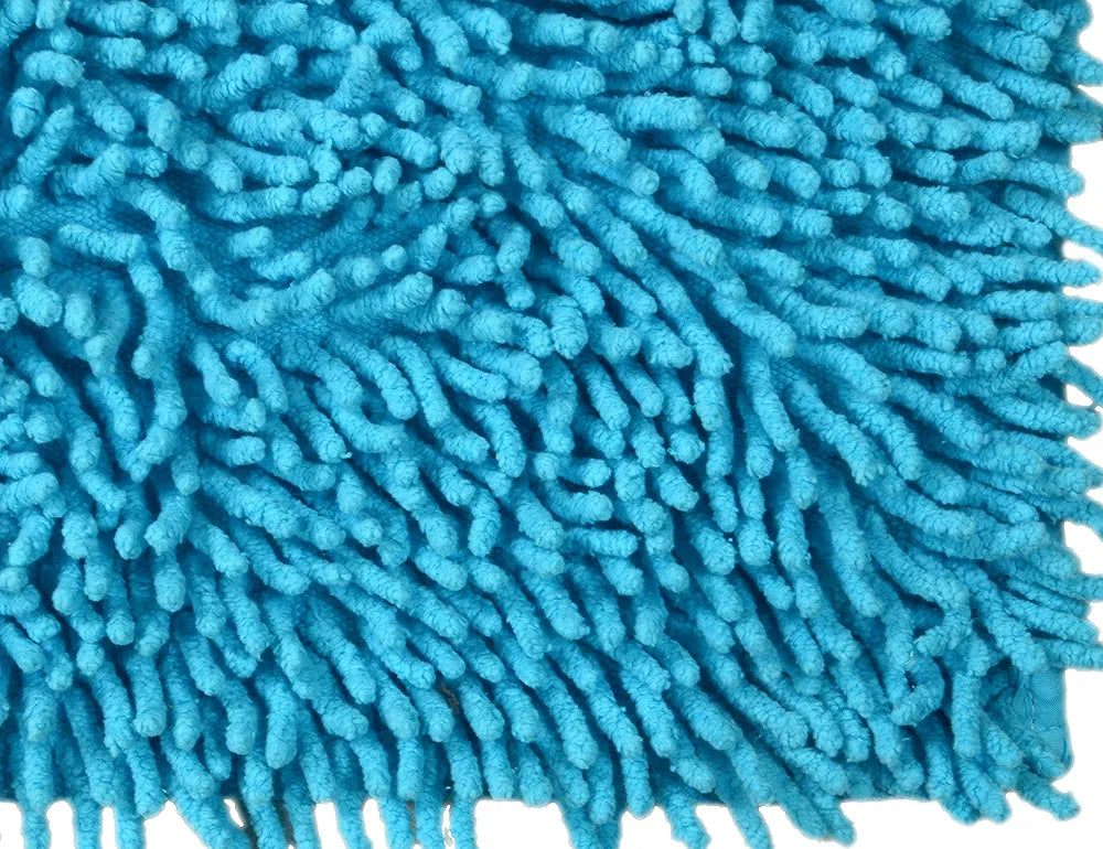 SARAL HOME EASY LIVING Saral Home Cotton Shaggy Anti-Skid Rectangular Carpet 