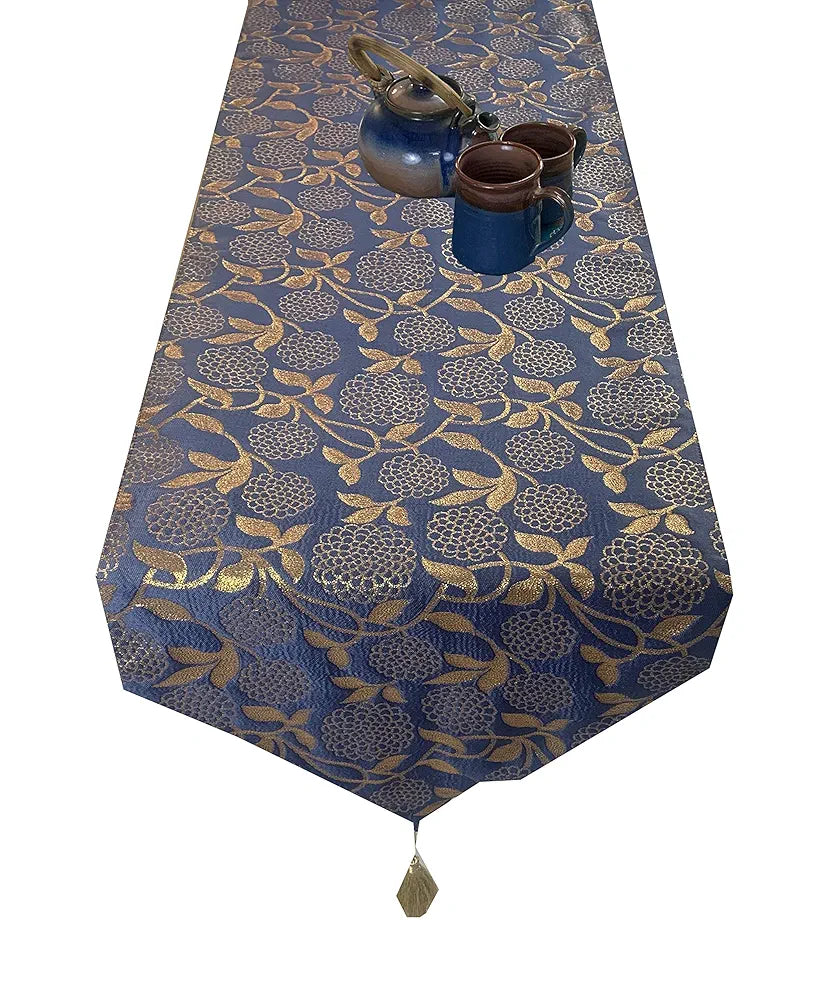 Pinkparrot dopian Silk Multi Colour Table Runner Size 12x70 inch of 1 pc-T 118