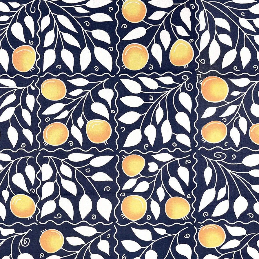 Divine Casa 120 GSM Glace Cotton Single Bed Dohar | Lightweight & Soft AC Blanket | Reversible Quilt | 210 x 140 CM, Navy Blue & Mustard Yellow