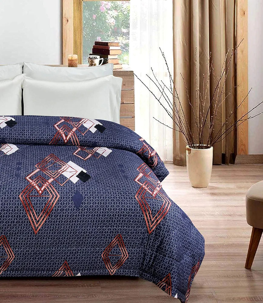 BSB HOME Super Soft Glace Cotton Microfiber Filling 220 GSM King Size Hot and Warm Blanket for Winter , Double | TC - 260