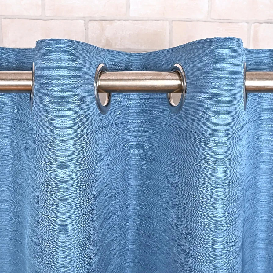 Divine Casa Luxurious 7 Feet Blackout Curtain for Doors – Room Darkening, Thermal Insulated & Noise Reducing | Premium Opaque Polyester 1 Piece for Bedroom & Living Space