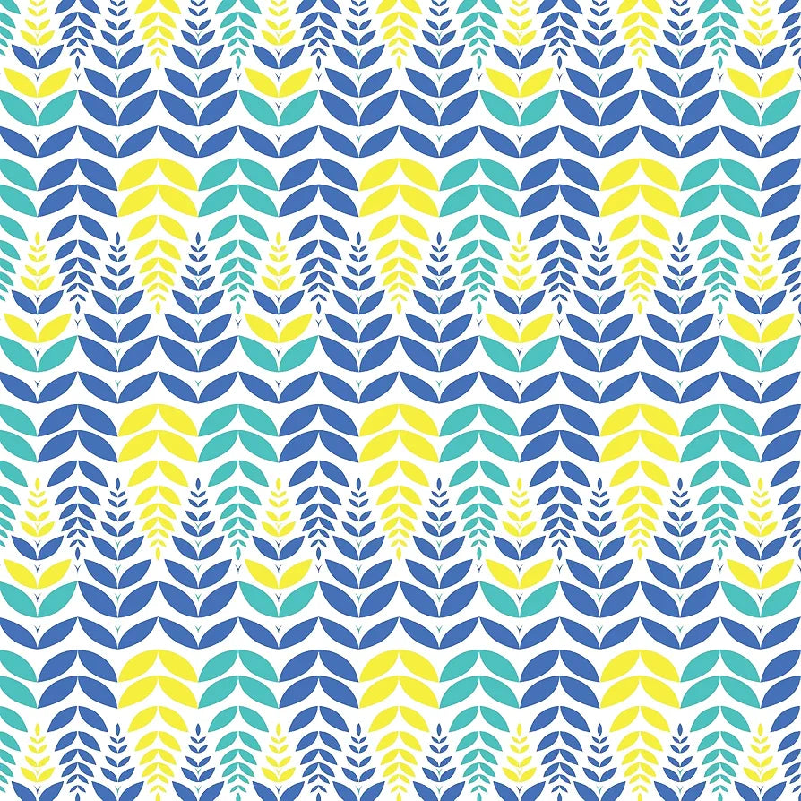 Divine Casa - 144 TC Super Soft Cotton Bedsheet for Double Bed  144 Thread Count - Floral, Blue & Yellow| 222 x 254 cm