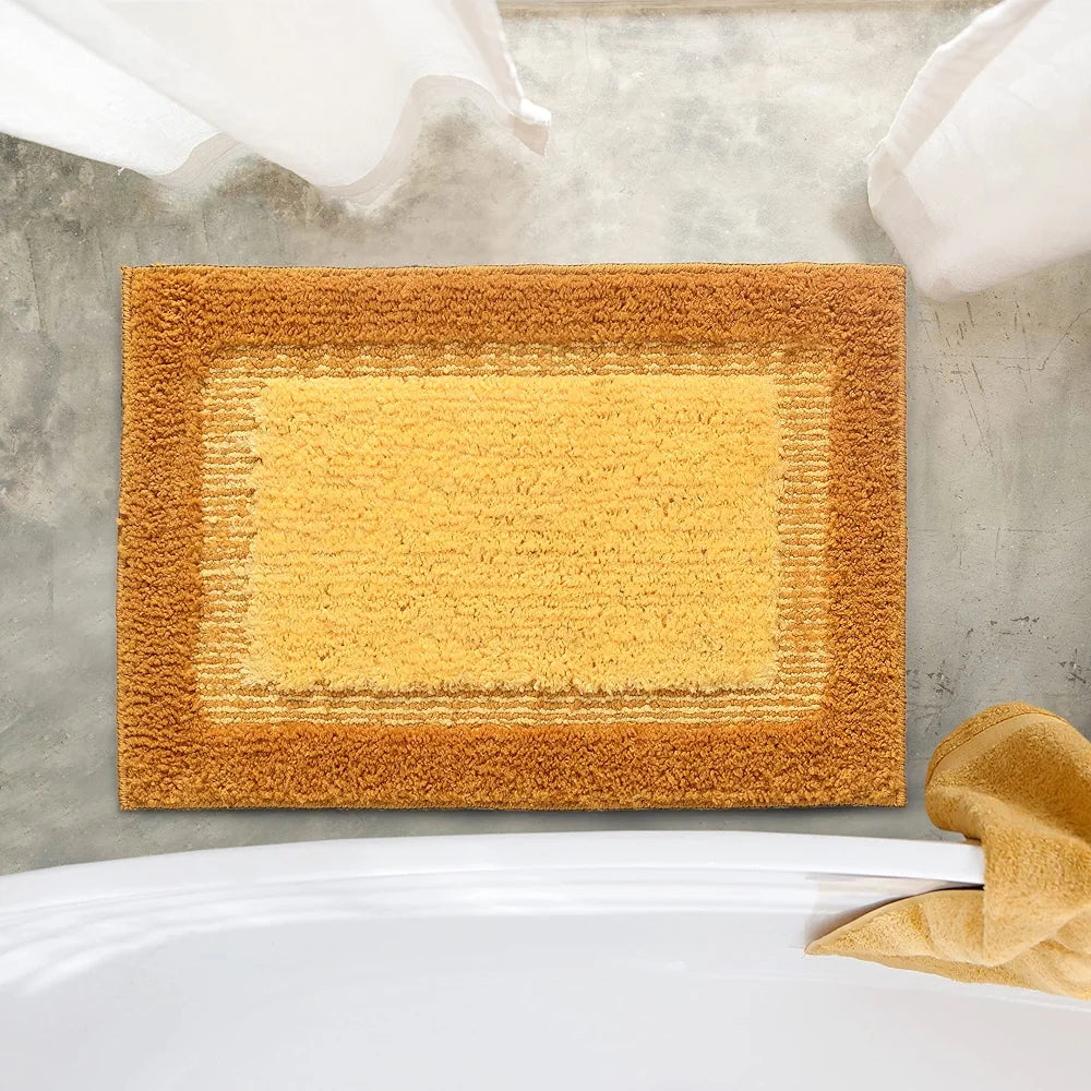 Elyesse Bath-Door Mat 40x58 cm. Antiskid & Washable by Saral Home