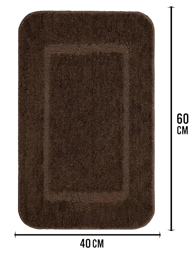 Saral Home - Good Morning Mat, Soft, Anti-Skid, Washable, Water Absorbent, Quick Drying, All time usable Bathmat/Doormat/Runner. Slip-Resistant Backing for Everyday Safety.