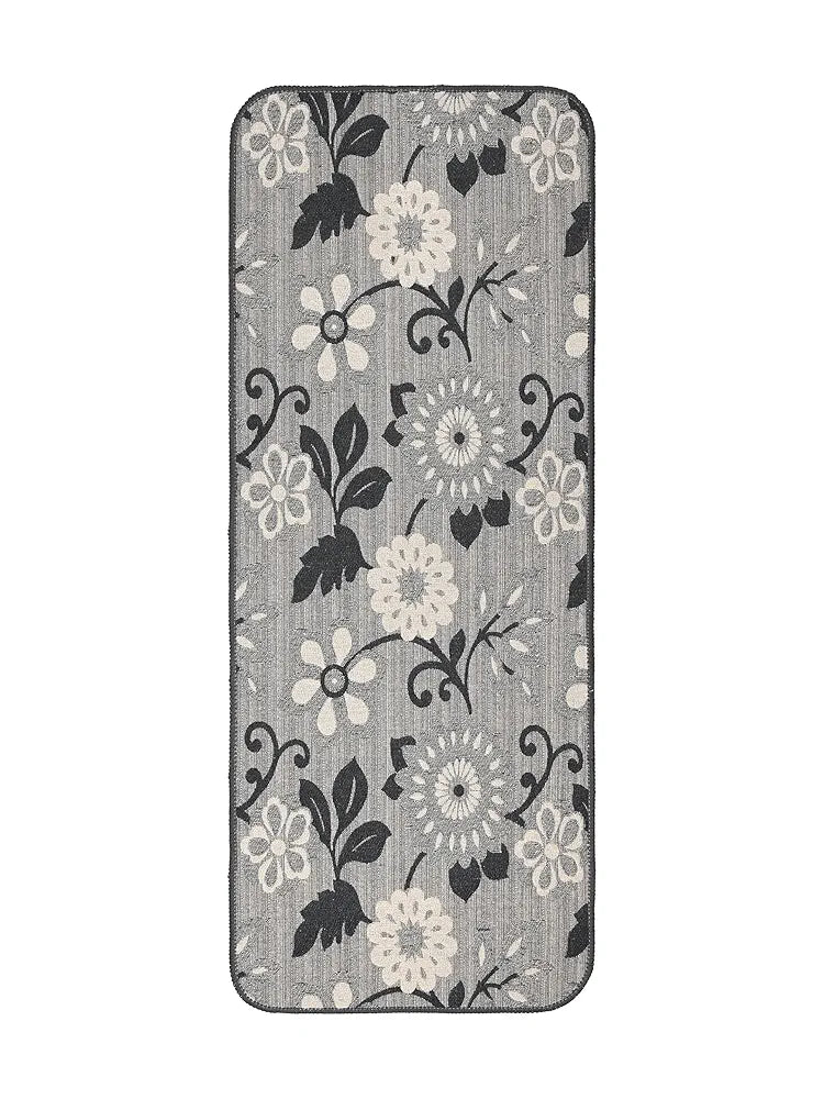 Saral Home Noureau Floral Soft Cotton Durable & Washable Multipurpose Runner for Home/Kitchen/Living Area/Lobby/Office with Anti Skid Backing 