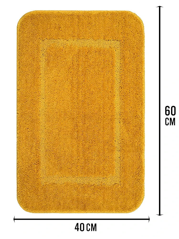 Saral Home - Good Morning Mat, Soft, Anti-Skid, Washable, Water Absorbent, Quick Drying, All time usable Bathmat/Doormat/Runner. Slip-Resistant Backing for Everyday Safety.