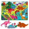 Mini Leaves 60 Piece Wooden Puzzle for Kids 4 to 6 Years | Dinosaurs World Jigsaw Puzzle