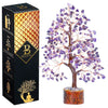 Bezavo Amethyst Healing Crystal Tree Artificial Home Decoration for Positive Energy & Spiritual Protection