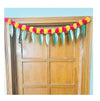 Artificial Marigold &Mango Leaves Simple Door-Window Toran Light Orange and Red