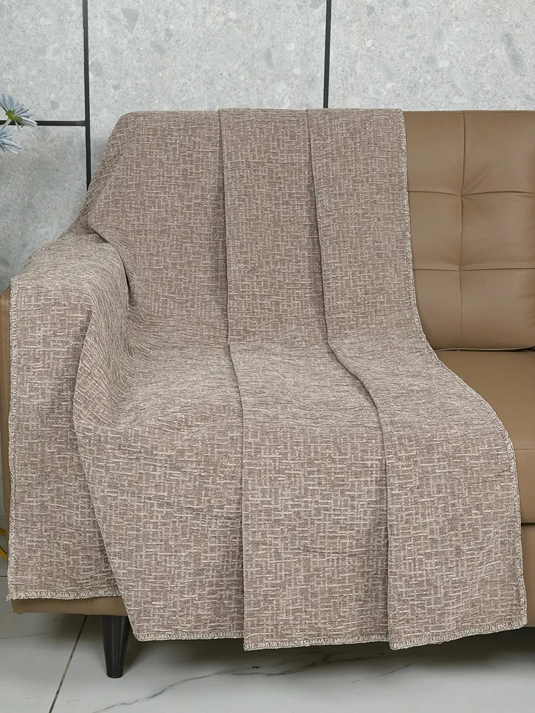 Saral Home Chenille 2 Seater Sofa Cover Throw | TC - 150