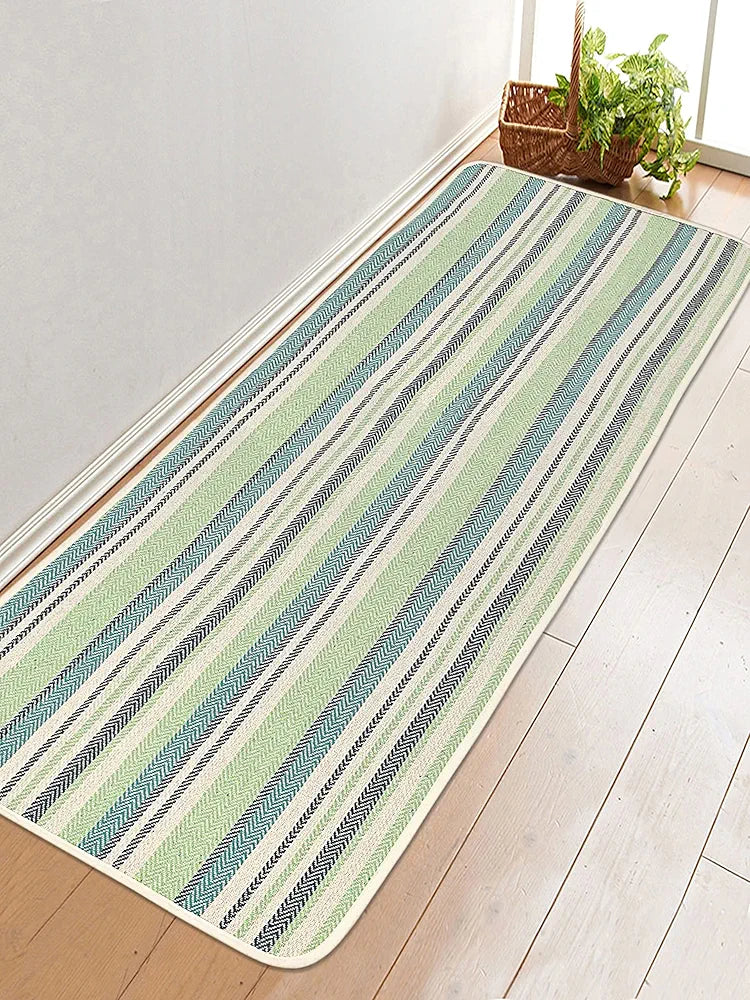 SARAL HOME EASY LIVING Cotton Rectangular Yoga Mat/Runner 