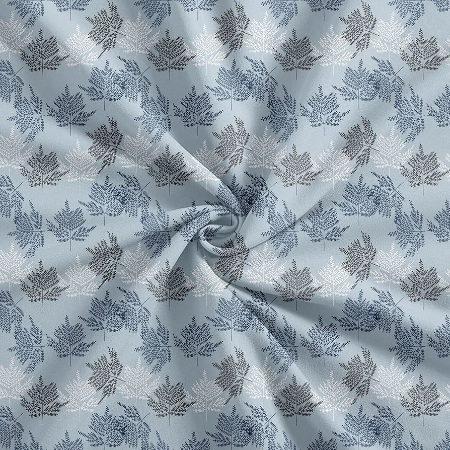 Trance Home Linen Pure 100% Cotton 144Tc Printed King Fitted Bedsheet with 2 Pillow Covers , 144 tc