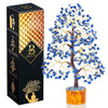 Bezavo Lapis Lazuli Crystal Tree for Home & Office Golden Wire