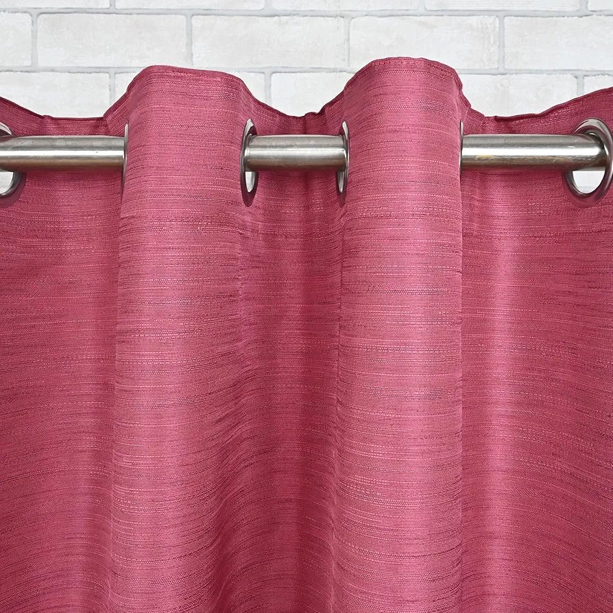 Divine Casa 7 Feet Premium Blackout Door Curtain | Luxurious Room Darkening | Thermal Insulated & Noise Reducing Opaque Polyester Single Panel for Bedroom, Living Room & Office