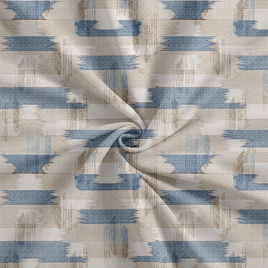 Trance Home Linen 100% Cotton 180 TC Bedsheet | Queen Size Printed Fitted Bedspread with 2 Pillow Covers 